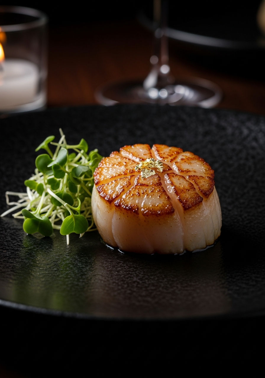 Pan-seared scallop
