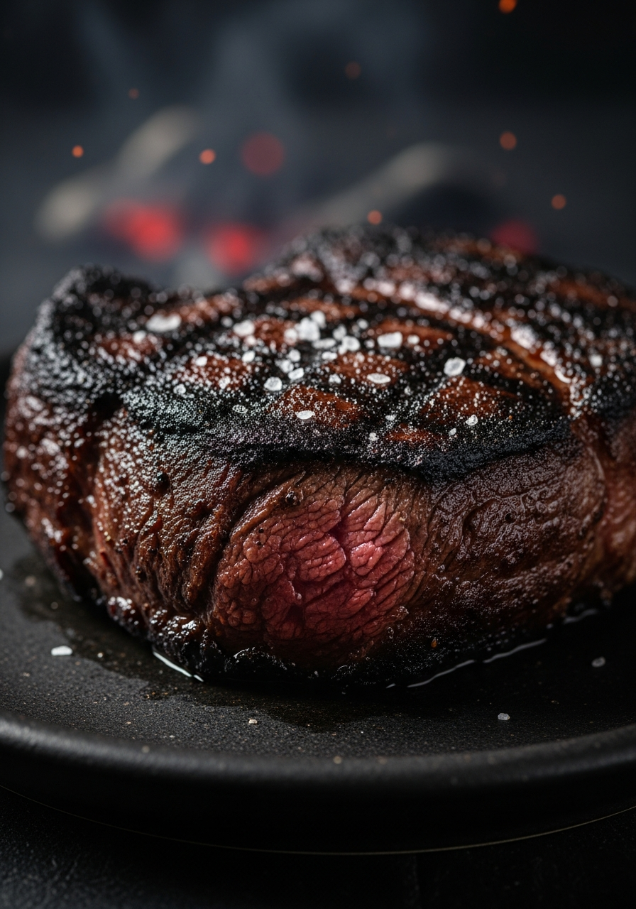 Wood-fired steak