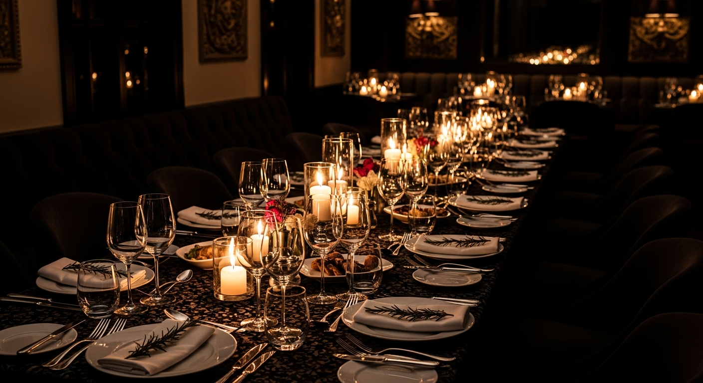 Private dining room at Ember & Salt
